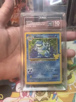 Pokemon Blastoise Celebrations Classic 2/102 TAG 10 Gem Mint - Image 1