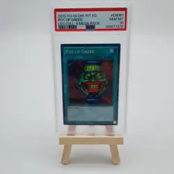 PSA 10 Pot Of Greed - LCJW-EN061 - Secret Rare - 1st Edition Joey’s World - Image 1