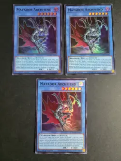 Matador Archfiend (X3) MZMU-EN022 Super Rare Yugioh Maze of Muertos - Image 1