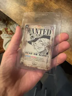 One Piece TCG Sabo 120 Wanted Poster Carrying On His Will OP13 - Image 1