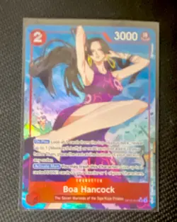 Namco One Piece CCG Boa Hancock OP12-014 Legacy Super Rare Foil Alt Art 3000 - Image 1