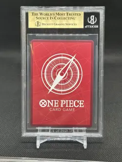 One Piece OP14 Dracule Mihawk Alt Art Leader BGS 9.5 - Azure Of The Sea’s - Image 2