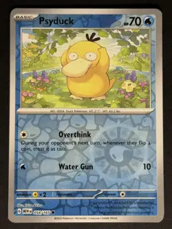 Psyduck #054/165 Reverse Holo SV: Scarlet & Violet 151 Pokemon Card TCG - Image 1