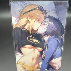 Terra & Raven Teen Titans Anime Waifu Card Doujin ACG Goddess Holo - Image 1
