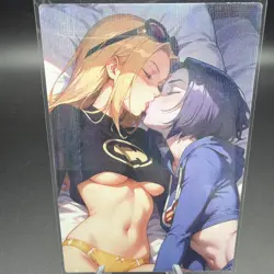 Terra & Raven Teen Titans Anime Waifu Card Doujin ACG Goddess Holo - Image 2