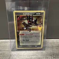 Pokemon TCG Greninja Star SWSH144 Celebrations Blackstar Promo Shiny Holo Card - Image 3
