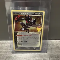 Pokemon TCG Greninja Star SWSH144 Celebrations Blackstar Promo Shiny Holo Card - Image 5