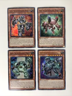 YuGiOh! 75+ Cards - feat. 12 Holo Cards incl 4x Electromagnet/na Warriors - Image 2