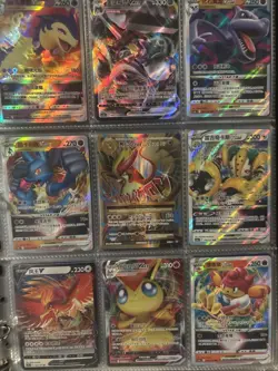 Pokemon 108 Card Lot Binder Collection XY Full Art Mega, Ex, Vstar, Vmax, Holos - Image 1