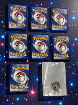 Pokemon TCG Team Rocket Set Dark Cards Non Holo & Meowth Coin Bundle Vintage NM - Image 3