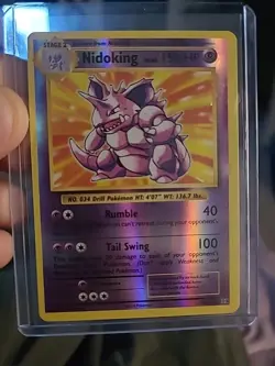 Nidoking XY Evolutions Reverse Holo Pokemon Card WOTC NM + - Image 1