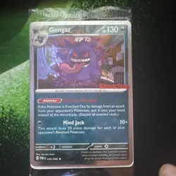 Pokemon Gengar GameStop Promo POR Holo Rare Card 050/088 English 2026 - Image 1
