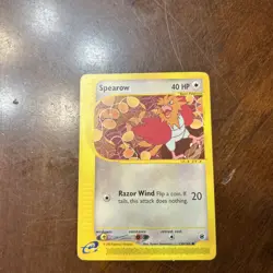 Pokemon TCG Spearow 130/165 Expedition Base Set Regular Vintage Card 2002 NM - Image 1