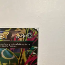 Pokemon M Rayquaza EX 105/108 Roaring Skies Ultra Rare Full Art Holo Card - Image 3