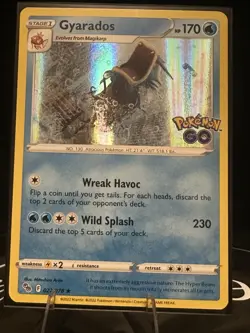 Pokemon TCG Holo Card Lot (3) – Gyarados, Misty's Gyarados – MEWEN, GO, DRIEN - Image 2