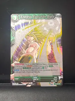 Dragon Ball Super CCG Endless Evolution Broly P-033 PR Foil Anime Card - Image 1