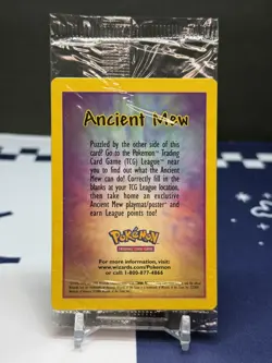 Sealed Ancient Mew ~ Unnumbered Movie Promo ~ Holo Pokemon Card ~ NM/Mint - Image 1