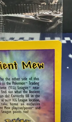 Sealed Ancient Mew ~ Unnumbered Movie Promo ~ Holo Pokemon Card ~ NM/Mint - Image 3