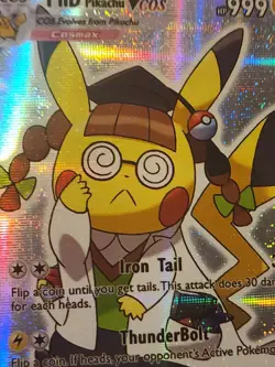 Pokemon Cosplay Poncho Pikachu Holos 10 Cards Holofoil - Image 3