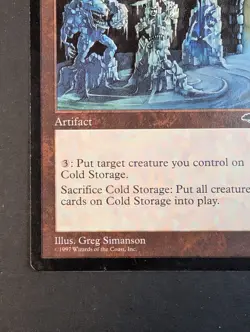 MTG Card - 1x Cold Storage - Tempest - MP - Vintage - Magic The Gathering - Image 3