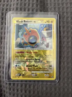Pokemon TCG English Card Rising Rivals Wash Rotom RT5 Secret Rare Holo - Image 1