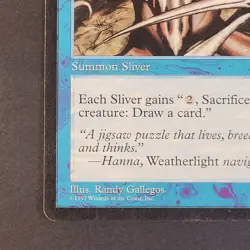 MTG Card - 1x Mnemonic Sliver - Tempest - LP - Vintage - Magic the Gathering CCG - Image 3