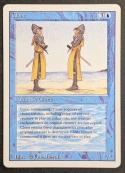 MTG Card - 1x Clone - Revised Edition (3rd) - NM/LP - Vintage - Blue Magic 1994 - Image 1