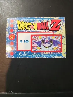 Dragon Ball Z DBZ 1989 Trading Card Bird Studio Series 2 Holo Prism #57 Mr. Boo - Image 3