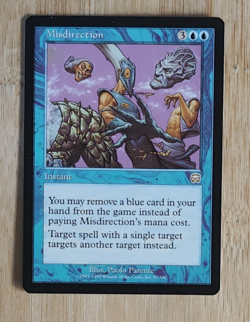 Magic: The Gathering Misdirection Mercadian Masques Rare Instant Blue Regular - Image 1