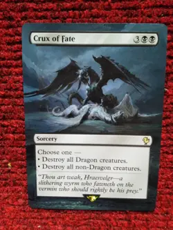 Crux of Fate MTG Final Fantasy Commander Hand Painted Extended Full Altered Art - Image 2