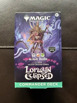 Magic The Gathering Lorwyn Eclipsed Commander Deck Blight Curse - Image 1