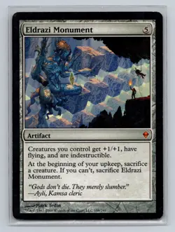 MTG Eldrazi Monument Rise of the Eldrazi #199 Rare Artifact Magic The Gathering - Image 1