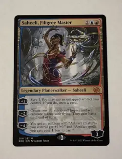MTG Saheeli, Filigree Master - The Brothers' War LP - Image 1