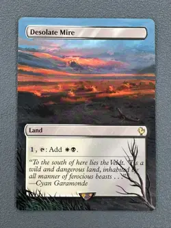 Desolate Mire MTG Final Fantasy Commander Hand Painted Extended Full Altered Art - Image 1