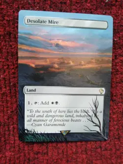 Desolate Mire MTG Final Fantasy Commander Hand Painted Extended Full Altered Art - Image 2