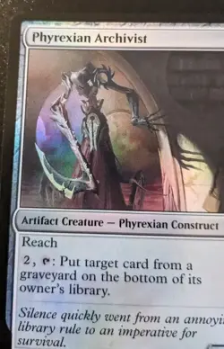 Phyrexian Archivist 0262 Foil Common March Of The Machine Magic: The Gathering - Image 2