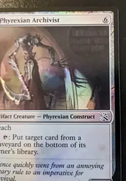 Phyrexian Archivist 0262 Foil Common March Of The Machine Magic: The Gathering - Image 3