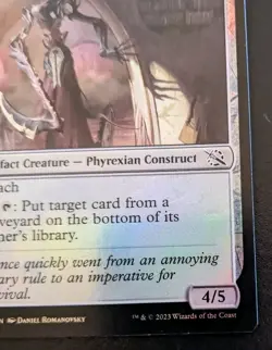 Phyrexian Archivist 0262 Foil Common March Of The Machine Magic: The Gathering - Image 5