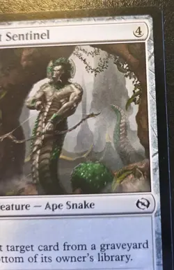 Jade-Cast Sentinel 0243 Common Tarkir: Dragonstorm Magic: The Gathering - Image 3