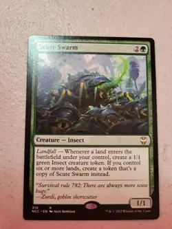 Scute Swarm: MtG Magic the Gathering New Capenna Commander Rare NM - Image 1