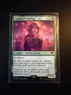 Delighted Halfling, #158, LTR , Non-Foil, R - NM - Image 1