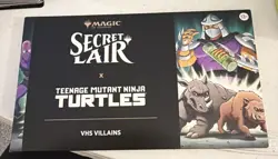 MTG Secret Lair x TMNT Totally Tubulair Drop VHS Villains Non-Foil - SEALED! - Image 1