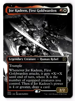 Jor Kadeen, First Goldwarden (Borderless) 332 Phyrexia All Will Be One Normal NM - Image 1
