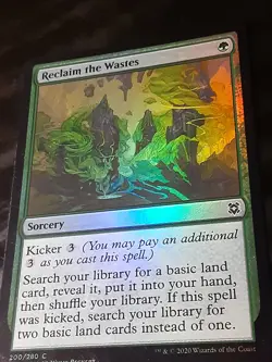 Reclaim the Wastes FOIL , Zendikar Rising , NM, MTG , FREE SHIPPING - Image 3