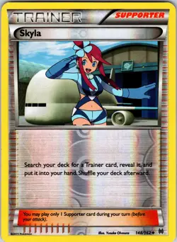 Skyla 148/162 XY - BREAKthrough Pokemon LP Reverse Holo - Image 1