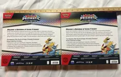 *NEW SEALED* 2x Pokemon Scarlet & Violet Prismatic Evolutions Poster Collection - Image 2