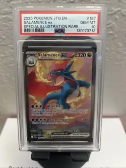 Salamence EX PSA 10 Sir Sv09: Journey Together 187/159 Pokemon 2025 Gem Mint - Image 3