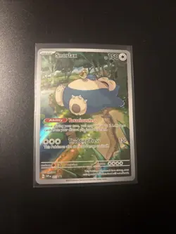 Pokemon TCG Snorlax 051 Black Star Promo Scarlet & Violet - Image 1