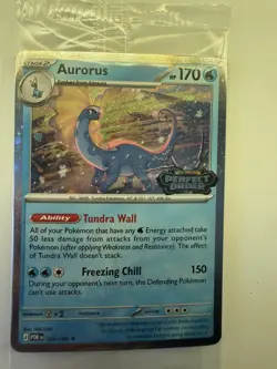 Aurorus + Luxray Cosmo SEALED Pokemon Perfect Order Stamped Promo 024 028 - Image 3