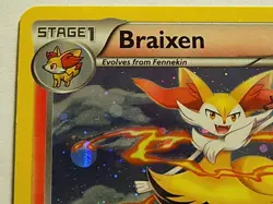 Braixen XY161 Holo XY Evolutions 3 Pack Blister Pack Promo Pokemon - Image 2